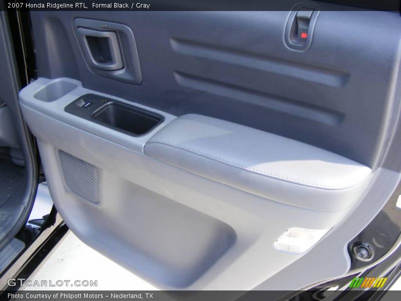 Formal Black / Gray 2007 Honda Ridgeline RTL
