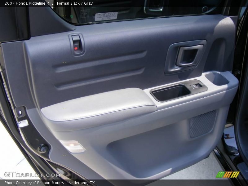 Formal Black / Gray 2007 Honda Ridgeline RTL