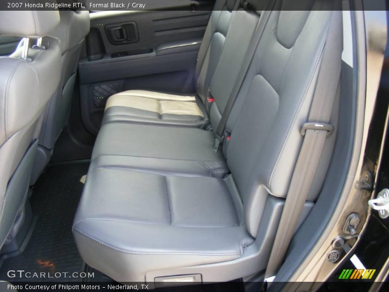 Formal Black / Gray 2007 Honda Ridgeline RTL