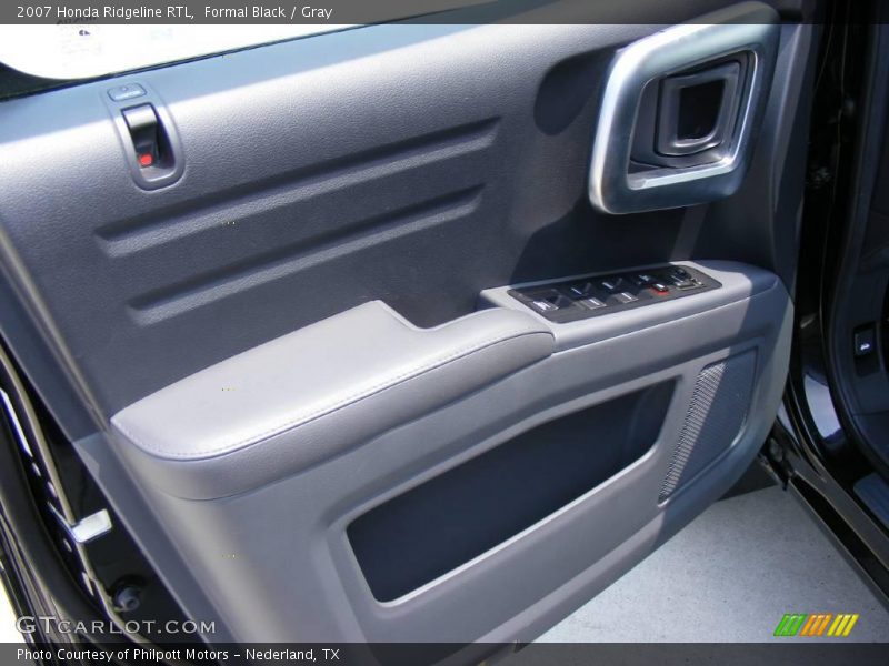 Formal Black / Gray 2007 Honda Ridgeline RTL