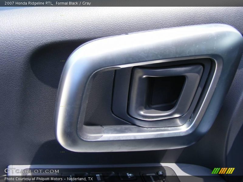 Formal Black / Gray 2007 Honda Ridgeline RTL