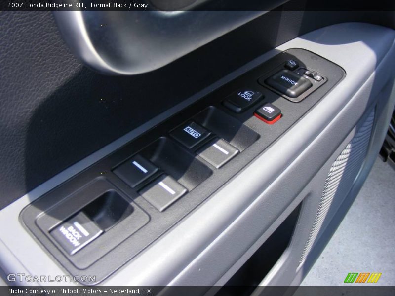 Formal Black / Gray 2007 Honda Ridgeline RTL