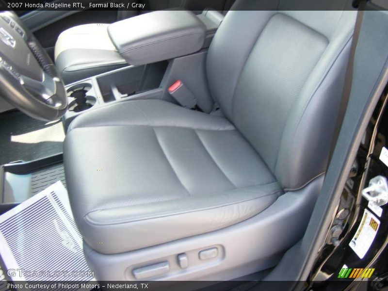 Formal Black / Gray 2007 Honda Ridgeline RTL