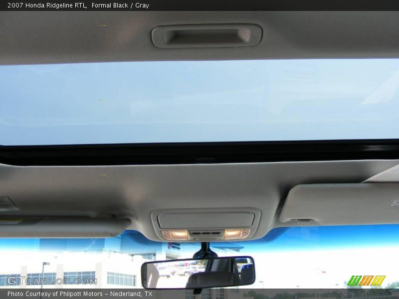 Formal Black / Gray 2007 Honda Ridgeline RTL