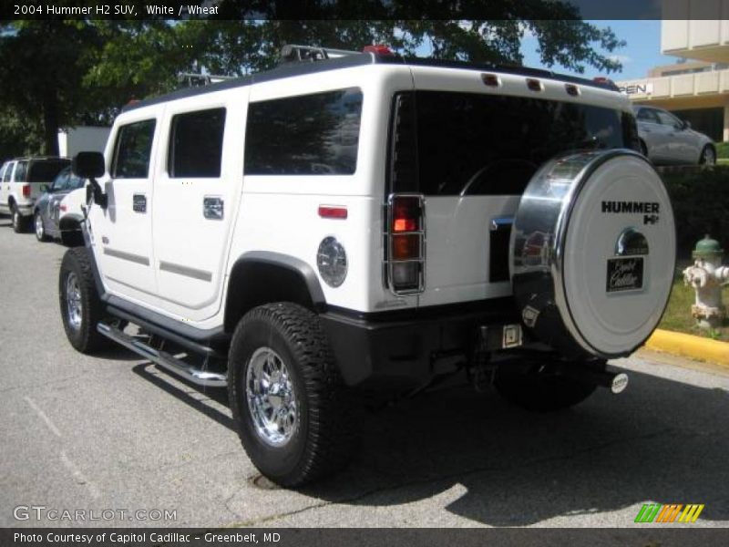 White / Wheat 2004 Hummer H2 SUV