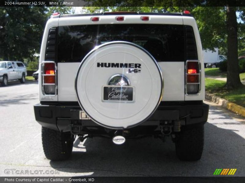 White / Wheat 2004 Hummer H2 SUV