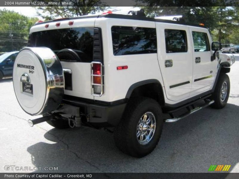 White / Wheat 2004 Hummer H2 SUV