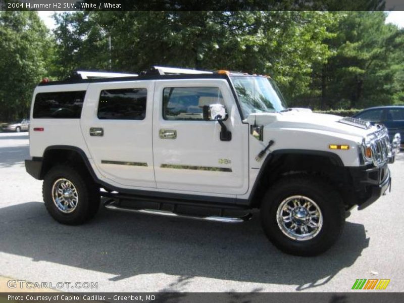 White / Wheat 2004 Hummer H2 SUV