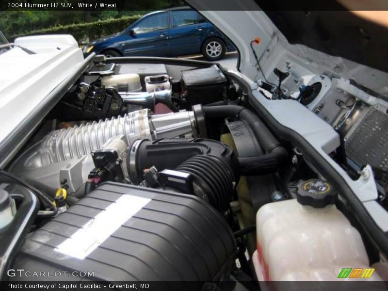 White / Wheat 2004 Hummer H2 SUV