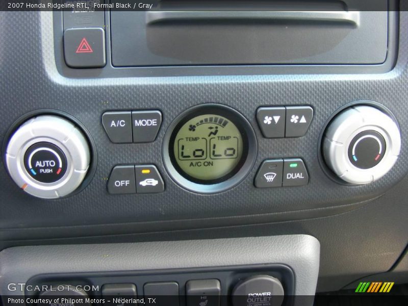 Formal Black / Gray 2007 Honda Ridgeline RTL