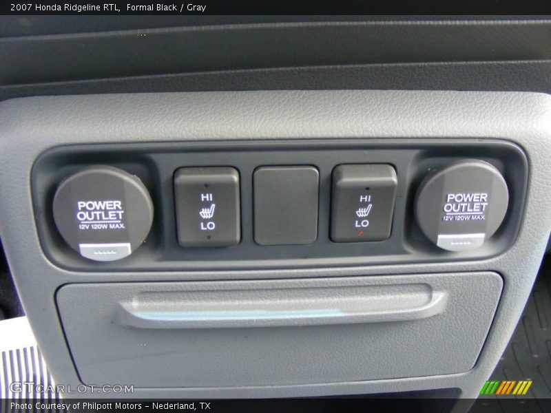 Formal Black / Gray 2007 Honda Ridgeline RTL