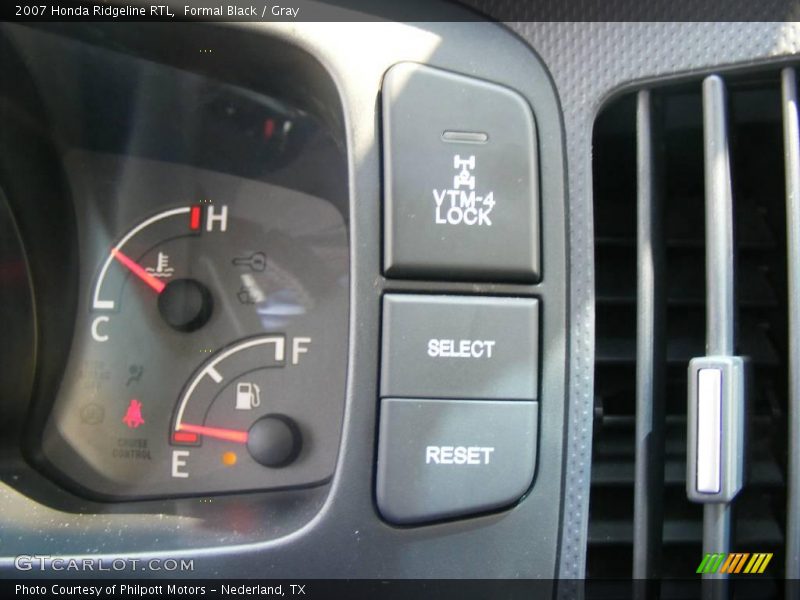Formal Black / Gray 2007 Honda Ridgeline RTL