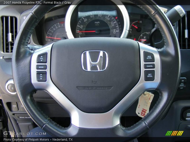 Formal Black / Gray 2007 Honda Ridgeline RTL