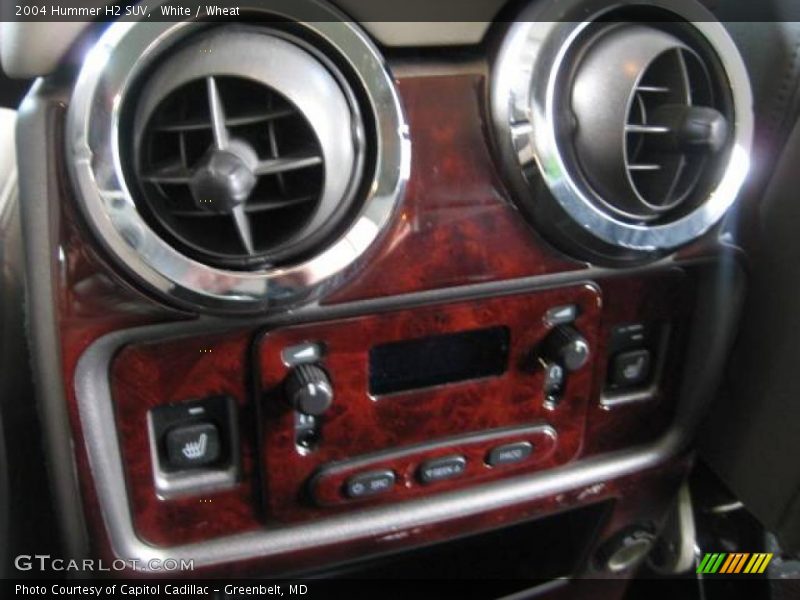 White / Wheat 2004 Hummer H2 SUV