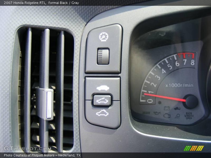 Formal Black / Gray 2007 Honda Ridgeline RTL
