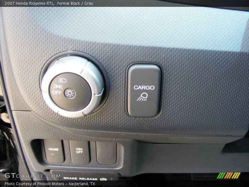 Formal Black / Gray 2007 Honda Ridgeline RTL