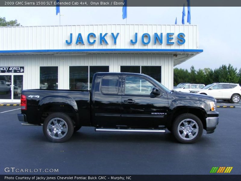 Onyx Black / Ebony 2009 GMC Sierra 1500 SLT Extended Cab 4x4