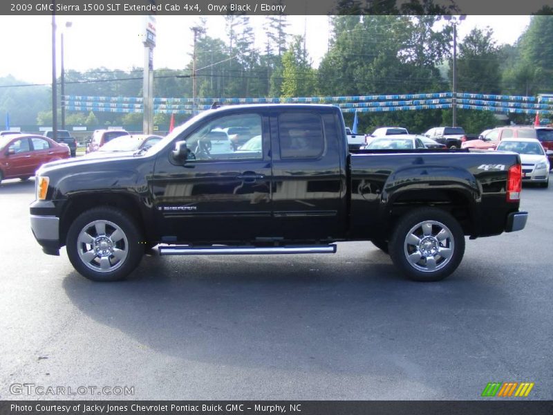 Onyx Black / Ebony 2009 GMC Sierra 1500 SLT Extended Cab 4x4