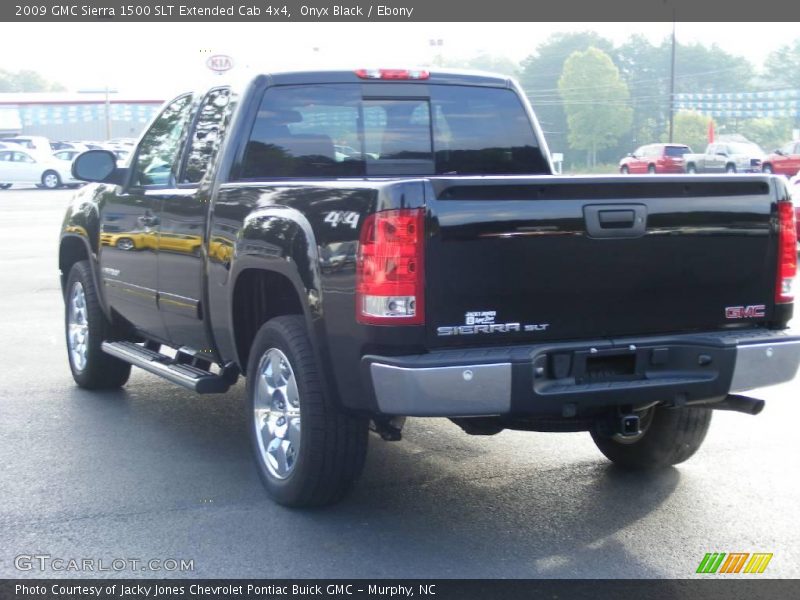 Onyx Black / Ebony 2009 GMC Sierra 1500 SLT Extended Cab 4x4