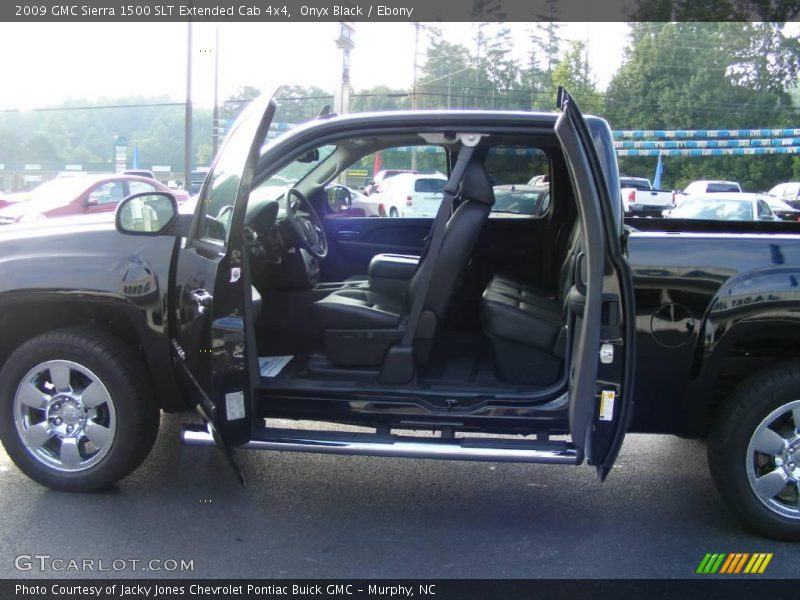 Onyx Black / Ebony 2009 GMC Sierra 1500 SLT Extended Cab 4x4