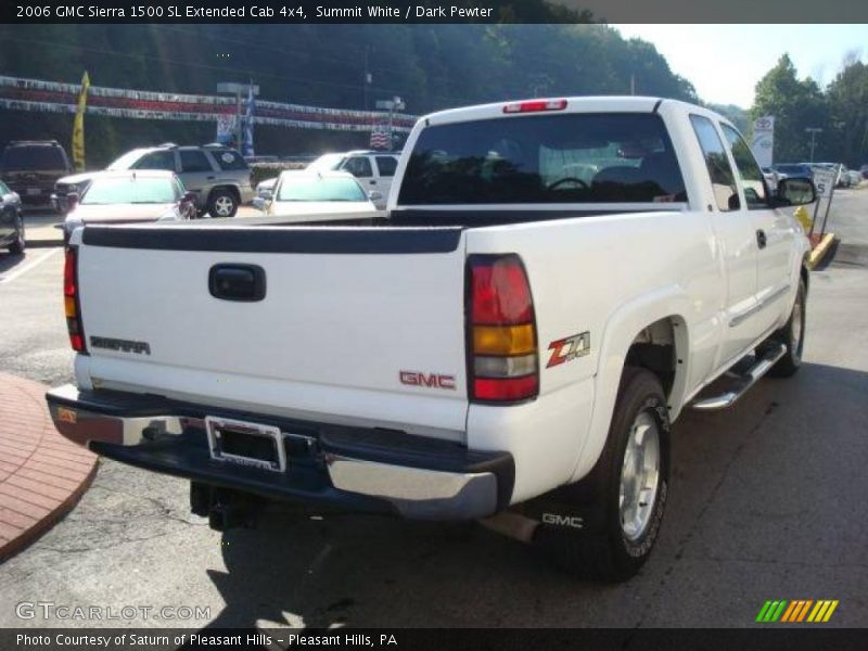 Summit White / Dark Pewter 2006 GMC Sierra 1500 SL Extended Cab 4x4