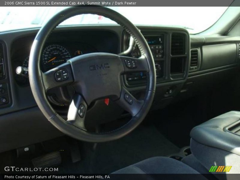 Summit White / Dark Pewter 2006 GMC Sierra 1500 SL Extended Cab 4x4