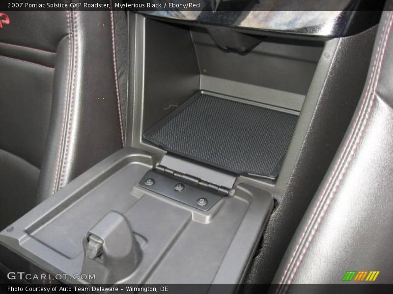 Mysterious Black / Ebony/Red 2007 Pontiac Solstice GXP Roadster
