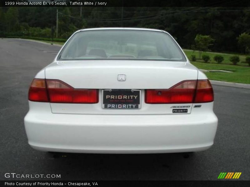Taffeta White / Ivory 1999 Honda Accord EX V6 Sedan