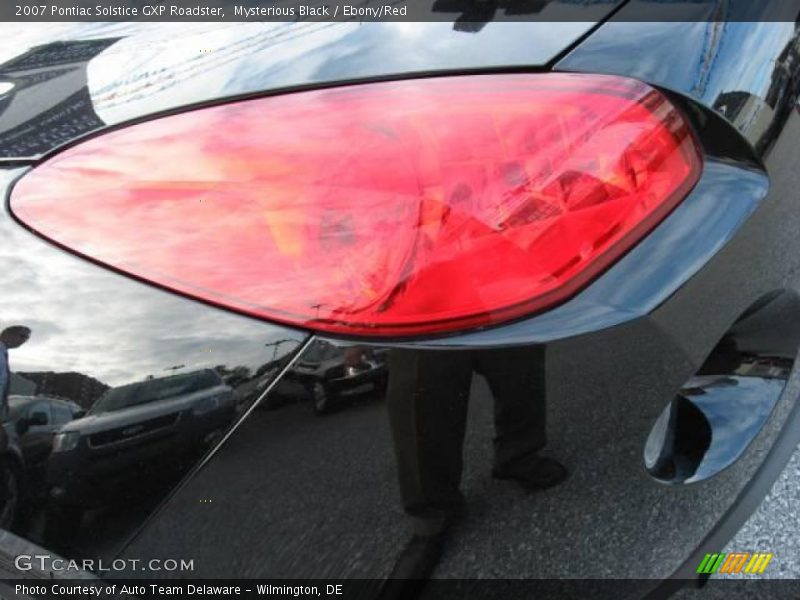 Mysterious Black / Ebony/Red 2007 Pontiac Solstice GXP Roadster