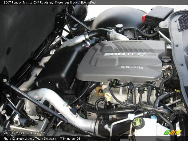 Mysterious Black / Ebony/Red 2007 Pontiac Solstice GXP Roadster