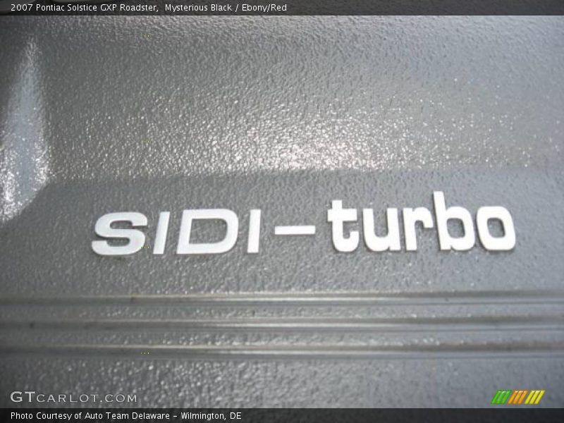 Mysterious Black / Ebony/Red 2007 Pontiac Solstice GXP Roadster