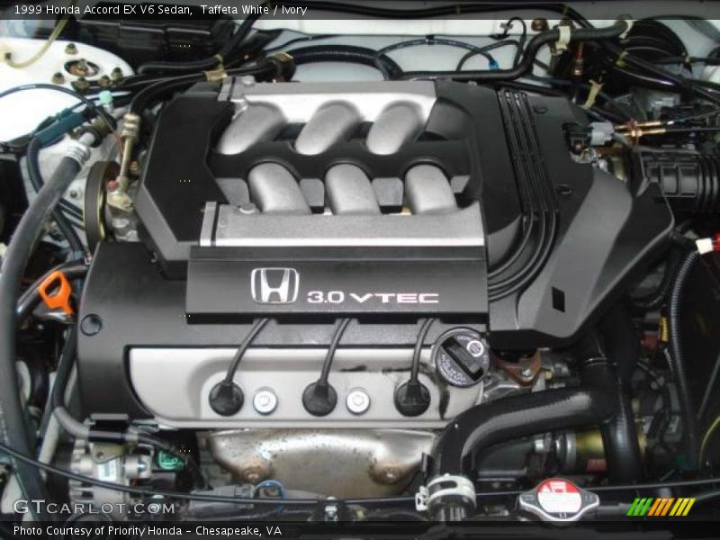 Taffeta White / Ivory 1999 Honda Accord EX V6 Sedan