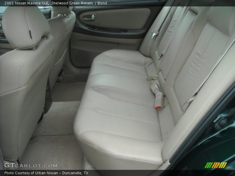 Sherwood Green Metallic / Blond 2001 Nissan Maxima GLE