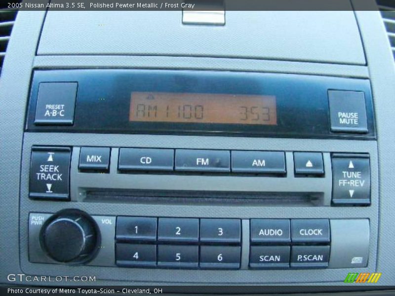 Polished Pewter Metallic / Frost Gray 2005 Nissan Altima 3.5 SE