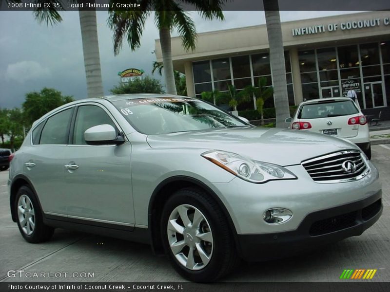 Liquid Platinum / Graphite 2008 Infiniti EX 35