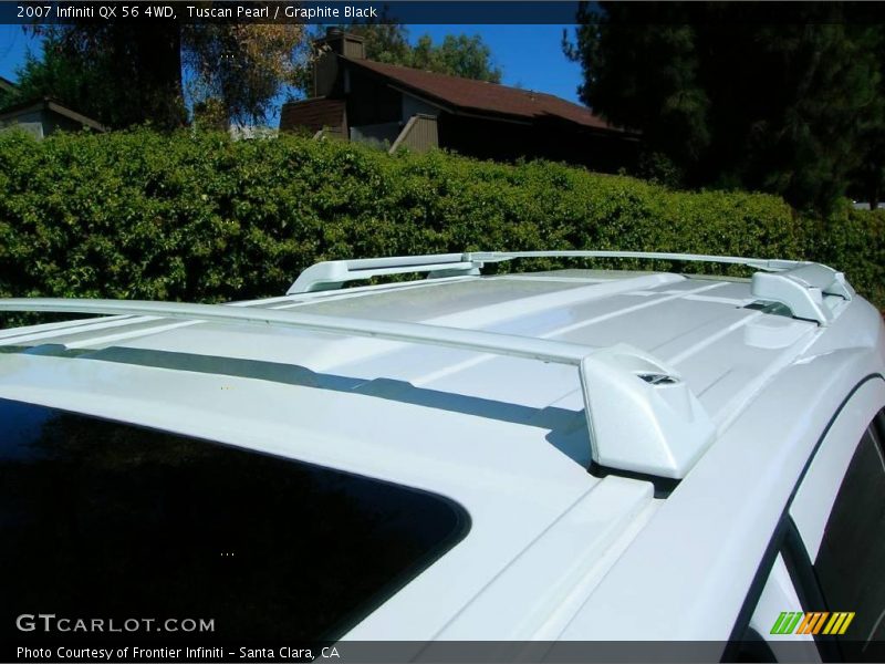 Tuscan Pearl / Graphite Black 2007 Infiniti QX 56 4WD