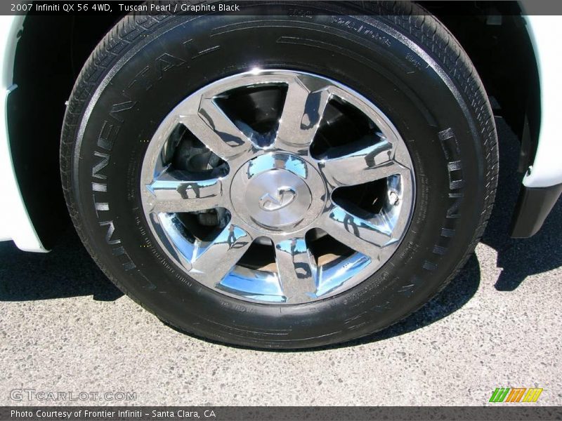 Tuscan Pearl / Graphite Black 2007 Infiniti QX 56 4WD