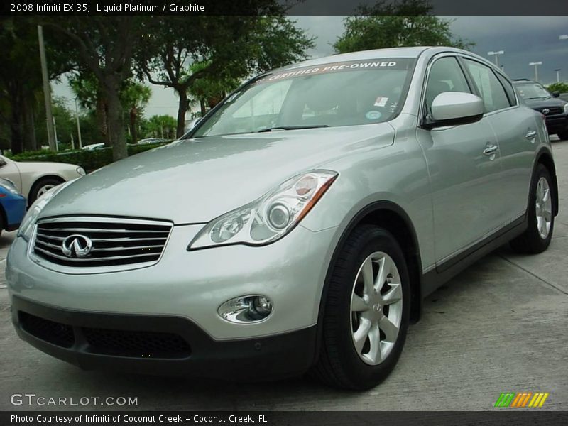 Liquid Platinum / Graphite 2008 Infiniti EX 35