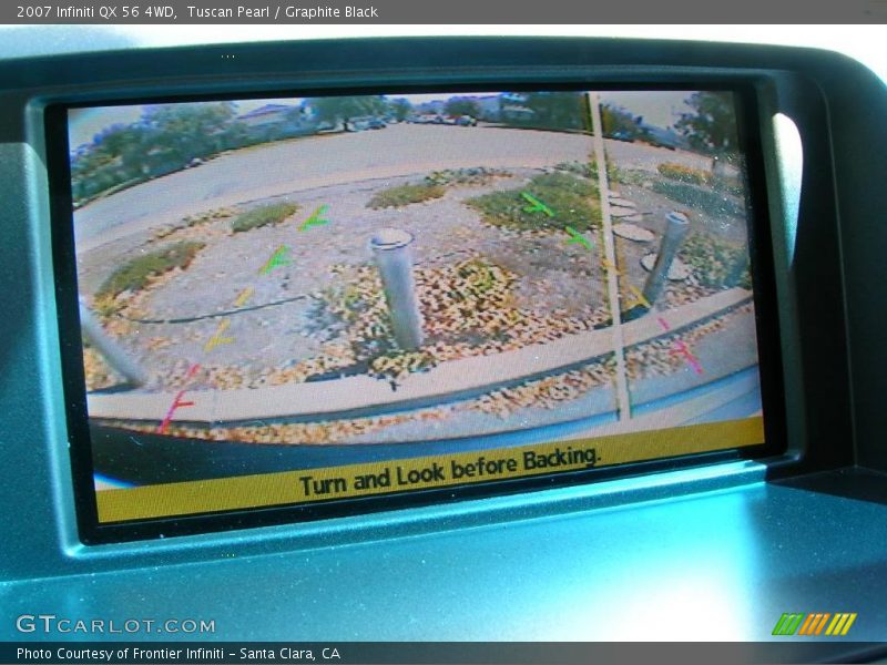 Tuscan Pearl / Graphite Black 2007 Infiniti QX 56 4WD