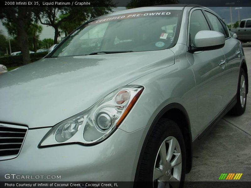 Liquid Platinum / Graphite 2008 Infiniti EX 35