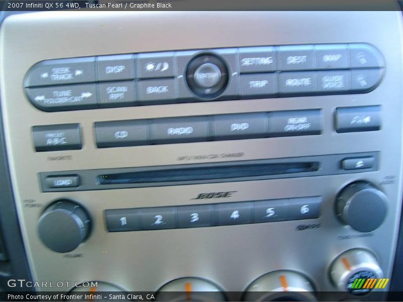 Tuscan Pearl / Graphite Black 2007 Infiniti QX 56 4WD