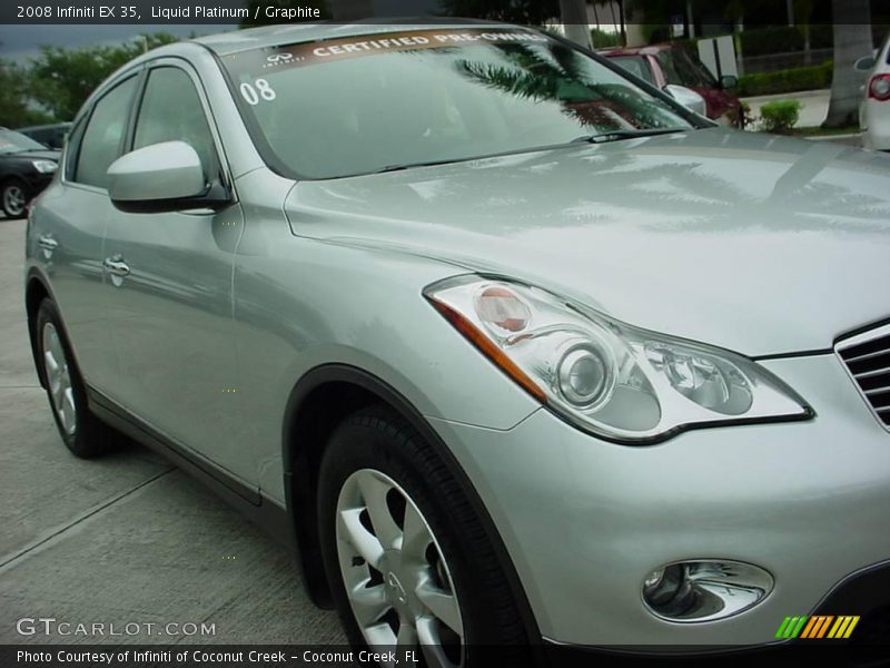 Liquid Platinum / Graphite 2008 Infiniti EX 35