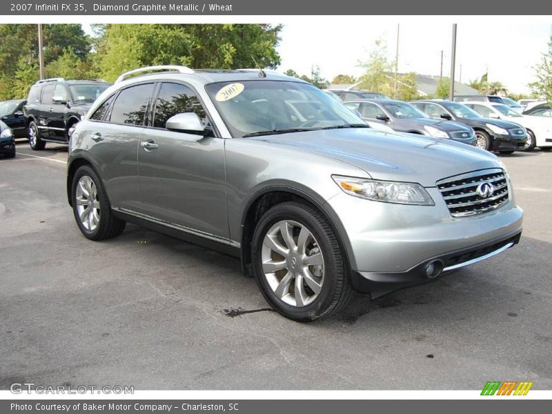 Diamond Graphite Metallic / Wheat 2007 Infiniti FX 35