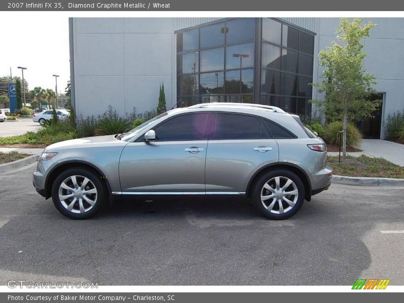 Diamond Graphite Metallic / Wheat 2007 Infiniti FX 35