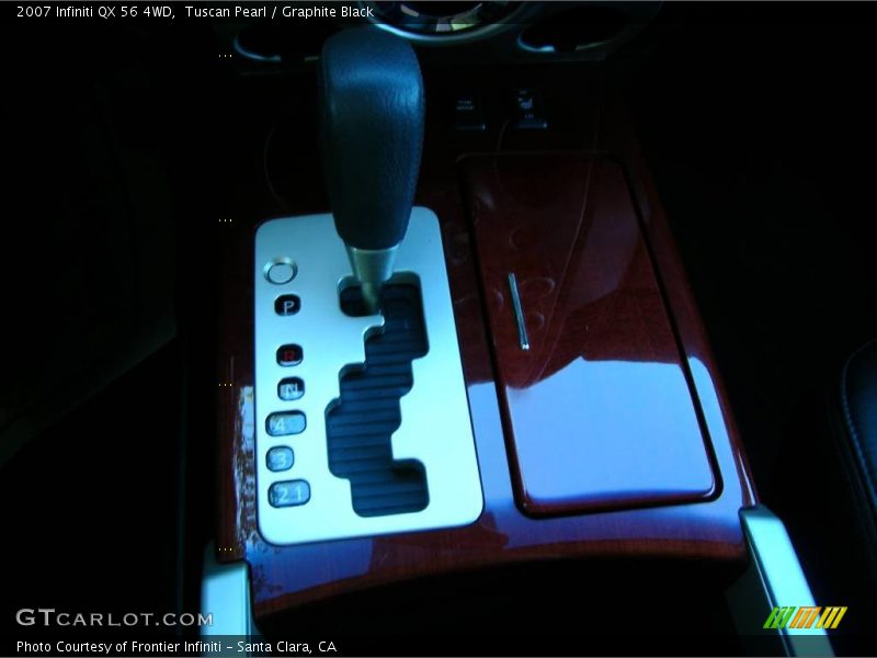 Tuscan Pearl / Graphite Black 2007 Infiniti QX 56 4WD