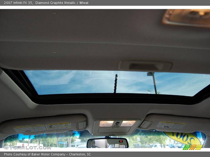Diamond Graphite Metallic / Wheat 2007 Infiniti FX 35