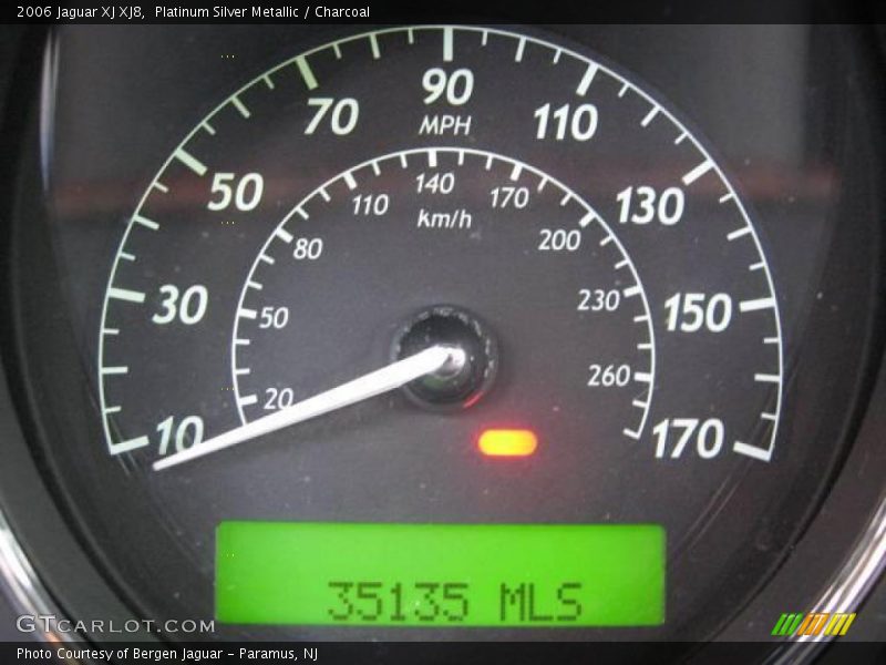 Platinum Silver Metallic / Charcoal 2006 Jaguar XJ XJ8