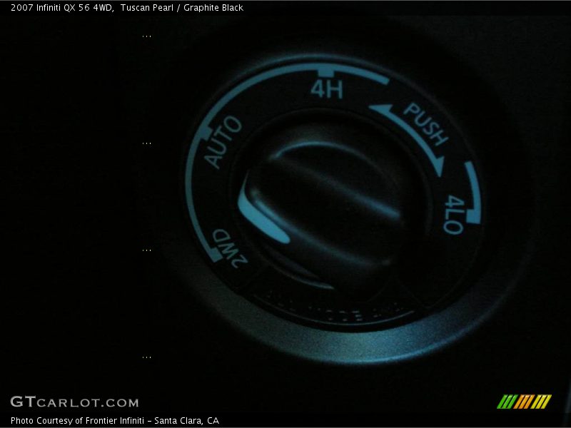 Tuscan Pearl / Graphite Black 2007 Infiniti QX 56 4WD