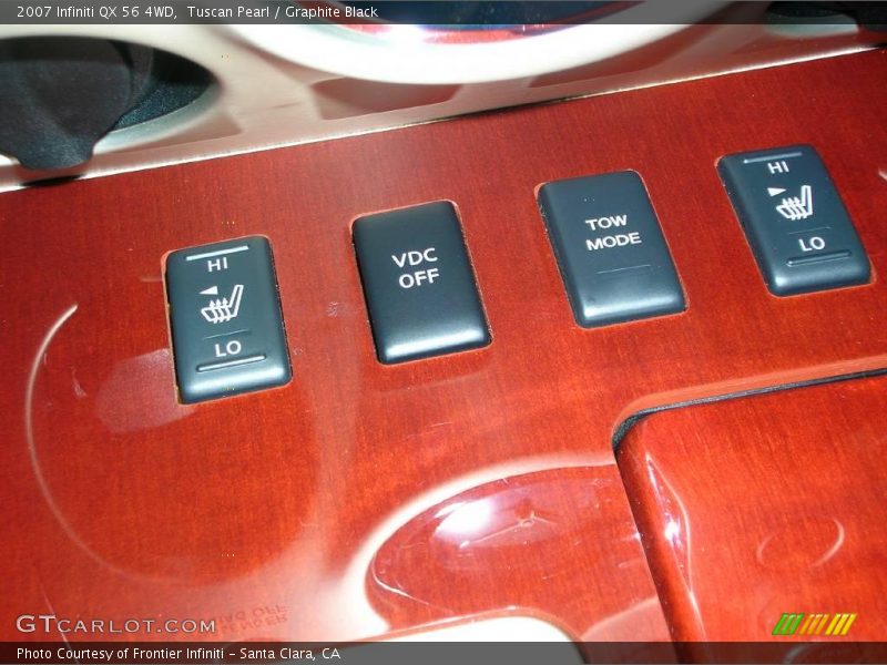 Tuscan Pearl / Graphite Black 2007 Infiniti QX 56 4WD
