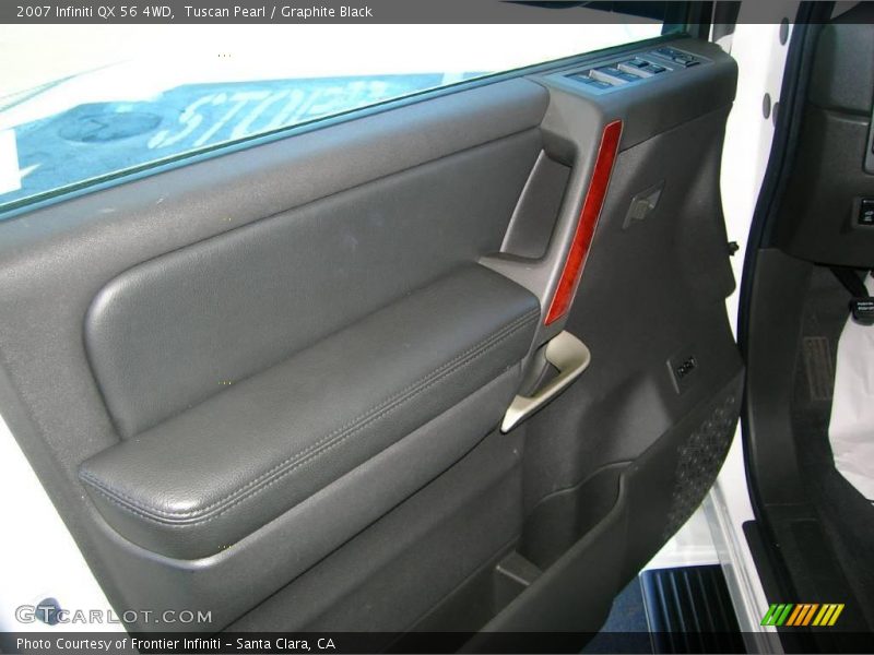 Tuscan Pearl / Graphite Black 2007 Infiniti QX 56 4WD